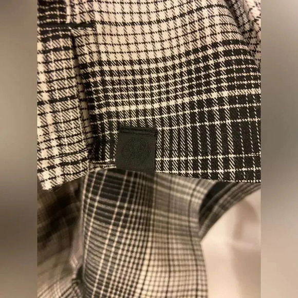 Lululemon Masons Peak Flannel Long Sleeve Shirt Black & White Size XXL - Picture 3 of 6